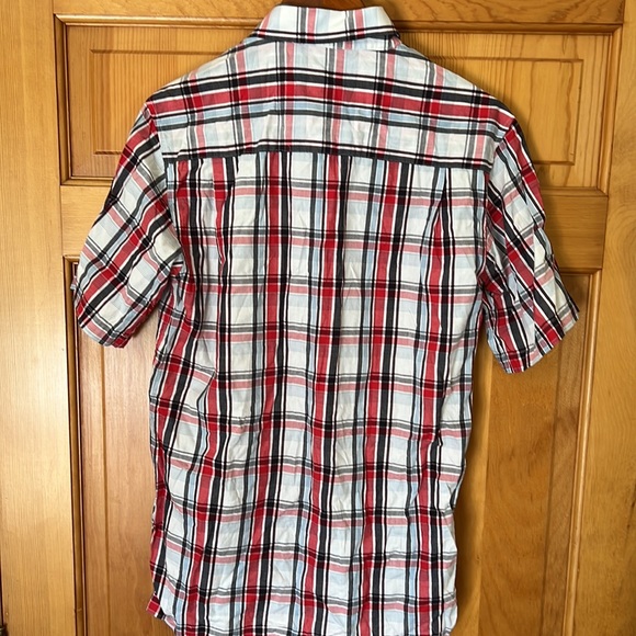 Avirex small short sleeve button up shirt. - Picture 2 of 4